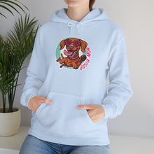 Load image into Gallery viewer, Vizsla Mom Hoodie - Colorful Cartoon Hungarian Vizsla Graphic Sweatshirt, Dog Mom Gift