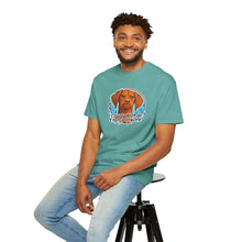 Load image into Gallery viewer, Cloudy With a Chance of NOPE Dog Face T-shirt | Vizsla Weather Tee