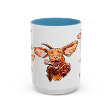 Load image into Gallery viewer, Life Is Better With Tea and a Vizsla Mug | Accent Coffee and Tea Mug