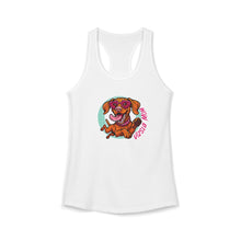 Load image into Gallery viewer, Vizsla Mom Racerback Tank Top - Next Level Women's Tank, Hungarian Vizsla Gift