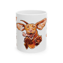 Load image into Gallery viewer, Life is Better with Coffee and a Crazy Vizsla Coffee Mug – Funny Vizsla Dog Design (11oz & 15oz)
