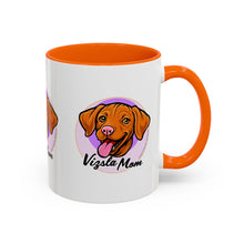 Load image into Gallery viewer, Mug, Happy Hungarian Vizsla Puppy Coffee Cup, Dog Lover Gift, Cute Pet Owner Present, Animal Theme Tea Mug, Dog Mom Mug