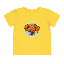 Load image into Gallery viewer, Happy Hungarian Vizsla Puppy Toddler Tee, Kids T-Shirt, Dog Lover Gift, Cute Animal Shirt, Pet Owner Clothing, Children's Apparel