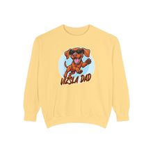 Load image into Gallery viewer, Vizsla Dad Sweatshirt - Cute Running Vizsla Dog Graphic Crewneck