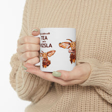 Load image into Gallery viewer, Vizsla Lover Mug - Cute Tongue-Out Hungarian Vizsla Dog Ceramic Tea and Coffee Cup (11oz/15oz)