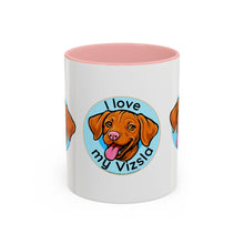 Load image into Gallery viewer, Vizsla Love Coffee Mug, Dog Lover Gift, Personalized Pet Mug, Animal Appreciation, Fun Home Decor