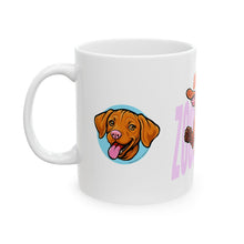 Load image into Gallery viewer, Vizsla Lovers Ceramic Mug - Adorable Dog Mug for Pet Owners, Dog Mom Gift, Animal Lover Cup, Funny Gift for Birthdays