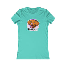 Load image into Gallery viewer, Vizsla Puppy Mom Graphic Tee, Hungarian Vizsla Dog Lover Shirt, Pet Parent Gift, Casual Wear, Animal Lover T-Shirt, Dog Mom Apparel