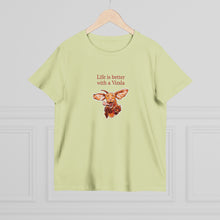 Load image into Gallery viewer, Life is better with a Vizsla - Womens Triblend T shirt for Hungarian Vizsla dog lovers