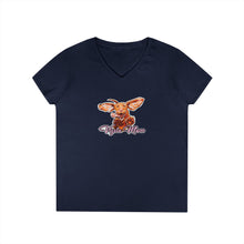 Load image into Gallery viewer, Vizsla Mom - Womens V Neck Shirt for Vizsla Dog Lovers, Fun Gift for Moms, Casual Wear, Birthday Present, Holiday Apparel