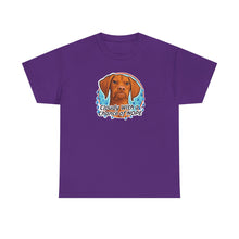 Load image into Gallery viewer, Cloudy with a Chance of Nope Dog Tee | Cute Vizsla Weather Graphic