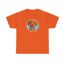 Load image into Gallery viewer, Vizsla Dog 'NO' Graphic Tee | Funny V Face T-Shirt, Vizsla Puppy Lover Shirt