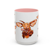 Load image into Gallery viewer, Life Is Better With Tea and a Vizsla Mug | Accent Coffee and Tea Mug