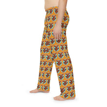 Load image into Gallery viewer, Vizsla Dad Pajama Pants - Men's Cozy All-Over Leaping Vizsla Print Loungewear