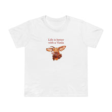 Load image into Gallery viewer, Life is better with a Vizsla - Womens Triblend T shirt for Hungarian Vizsla dog lovers
