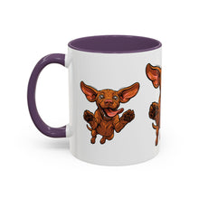 Load image into Gallery viewer, Happy Jumping Vizsla Mug | Accent Coffee Mug 11oz 15oz