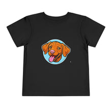 Load image into Gallery viewer, Happy Hungarian Vizsla Puppy Toddler Tee, Kids T-Shirt, Dog Lover Gift, Cute Animal Shirt, Pet Owner Clothing, Children's Apparel
