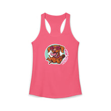 Load image into Gallery viewer, Vizsla Mom Racerback Tank Top - Next Level Women's Tank, Hungarian Vizsla Gift