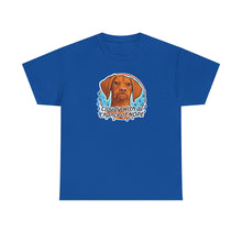 Load image into Gallery viewer, Cloudy with a Chance of Nope Dog Tee | Cute Vizsla Weather Graphic