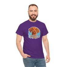 Load image into Gallery viewer, Cloudy with a Chance of Nope Dog Tee | Cute Vizsla Weather Graphic