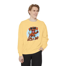 Load image into Gallery viewer, Vizsla Dad Sweatshirt - Cute Running Vizsla Dog Graphic Crewneck