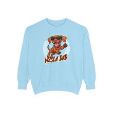Load image into Gallery viewer, Vizsla Dad Sweatshirt - Cute Running Vizsla Dog Graphic Crewneck