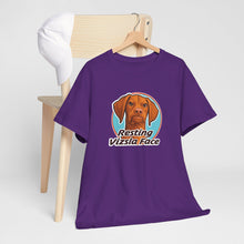 Load image into Gallery viewer, Resting Vizsla Face T-Shirt | Vizsla Dog Tee, Dog Lover Shirt