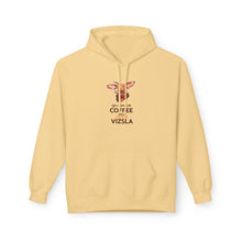 Load image into Gallery viewer, Life is better with COFFEE and a Crazy VIZSLA Hoodie | Vizsla Dog Lover Coffee Shirt Design
