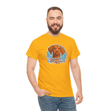 Load image into Gallery viewer, Cloudy with a Chance of Nope Dog Tee | Cute Vizsla Weather Graphic