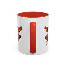 Load image into Gallery viewer, Happy Jumping Vizsla Mug | Accent Coffee Mug 11oz 15oz