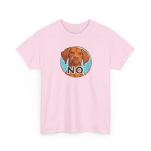Load image into Gallery viewer, Vizsla Dog 'NO' Graphic Tee | Funny V Face T-Shirt, Vizsla Puppy Lover Shirt