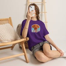 Load image into Gallery viewer, Cloudy with a Chance of Nope Dog Tee | Cute Vizsla Weather Graphic