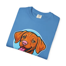 Load image into Gallery viewer, Smiling Happy Vizsla Puppy Lover T-shirt, Unisex Pet Apparel, Gift for Vizsla Owners, Fun V T-Shirt, Casual Wear for Vizsla Dog Dad