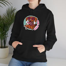 Load image into Gallery viewer, Vizsla Mom Hoodie - Colorful Cartoon Hungarian Vizsla Graphic Sweatshirt, Dog Mom Gift