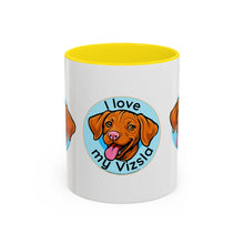 Load image into Gallery viewer, Vizsla Love Coffee Mug, Dog Lover Gift, Personalized Pet Mug, Animal Appreciation, Fun Home Decor