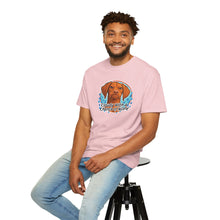 Load image into Gallery viewer, Cloudy With a Chance of NOPE Dog Face T-shirt | Vizsla Weather Tee