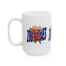 Load image into Gallery viewer, Mug - Happy Vizsla Puppy with Zoomies perfect for Hungarian Vizsla dog lovers