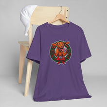 Load image into Gallery viewer, Festive Vizsla Dog Tee - Perfect for Pet Lovers, Holiday Wear, Christmas Gift, Casual Style, Family Gatherings