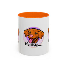 Load image into Gallery viewer, Mug, Happy Hungarian Vizsla Puppy Coffee Cup, Dog Lover Gift, Cute Pet Owner Present, Animal Theme Tea Mug, Dog Mom Mug