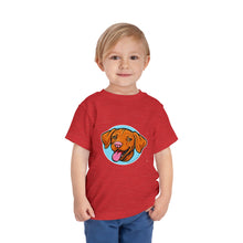 Load image into Gallery viewer, Happy Hungarian Vizsla Puppy Toddler Tee, Kids T-Shirt, Dog Lover Gift, Cute Animal Shirt, Pet Owner Clothing, Children's Apparel