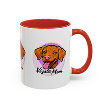 Load image into Gallery viewer, Mug, Happy Hungarian Vizsla Puppy Coffee Cup, Dog Lover Gift, Cute Pet Owner Present, Animal Theme Tea Mug, Dog Mom Mug