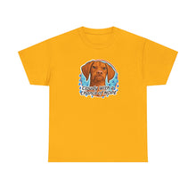 Load image into Gallery viewer, Cloudy with a Chance of Nope Dog Tee | Cute Vizsla Weather Graphic