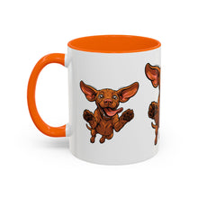 Load image into Gallery viewer, Happy Jumping Vizsla Mug | Accent Coffee Mug 11oz 15oz