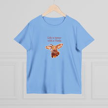 Load image into Gallery viewer, Life is better with a Vizsla - Womens Triblend T shirt for Hungarian Vizsla dog lovers