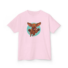 Load image into Gallery viewer, Vizsla Kids Shirt, Jumping Puppy Tee, Cute Vizsla Dog T-Shirt for Boys and Girls, Toddler Youth Vizsla Lover Gift, Hungarian Pointer