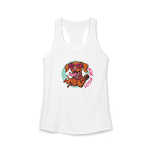 Load image into Gallery viewer, Vizsla Mom Racerback Tank Top - Next Level Women's Tank, Hungarian Vizsla Gift