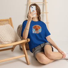 Load image into Gallery viewer, Cloudy with a Chance of Nope Dog Tee | Cute Vizsla Weather Graphic