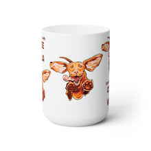Load image into Gallery viewer, Life is Better with Coffee and a Vizsla -  Dog Puppy Ceramic Mug 15oz
