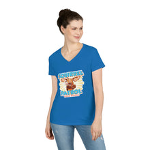 Load image into Gallery viewer, Cute Vizsla puppy dog v neck shirt