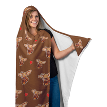 Load image into Gallery viewer, Cozy Vizsla Dog Hooded Blanket